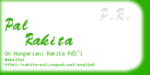 pal rakita business card